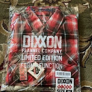 Men’s red button down